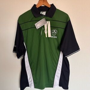 Croker Sports Ireland Green and Black Polo